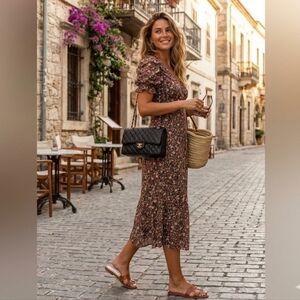 Moon River Floral Dress in size Large